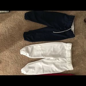 Alleson brand softball pants .